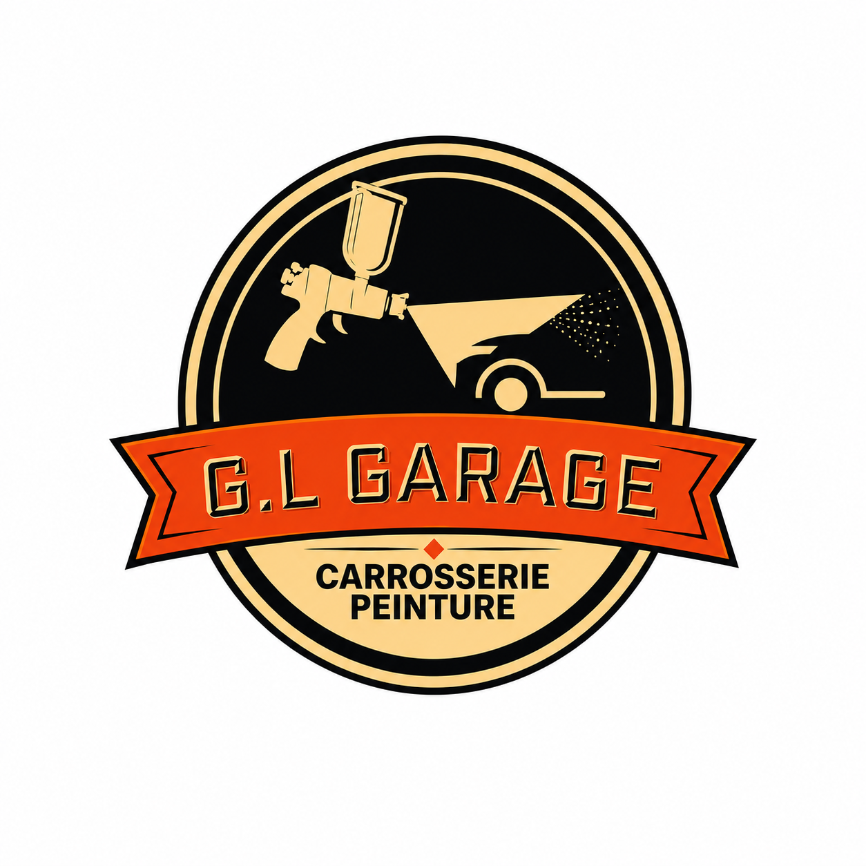 Logo GL Garage carrosserie et peinture